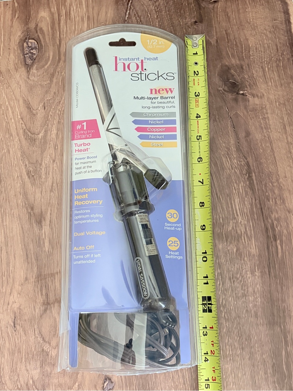 Conair Hot Sticks 1/2” Curling Iron Open Box
